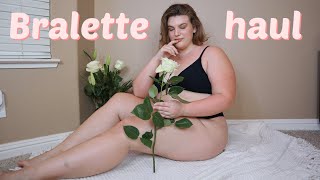 Plus size LIVELY bralette haul [upl. by Pachston]