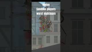 Every melon sandbox worst nightmare☠️💀 automobile melonplaygroundstory memes melonplaygrond [upl. by Eidna306]