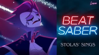 Stolas Sings ♫  Helluva Boss  Beatsaber First Person [upl. by Eniahpets162]