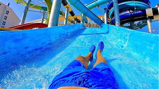 Crazy Blue Water Slide at Maxeria Blue Didyma Hotel [upl. by Fabrienne]