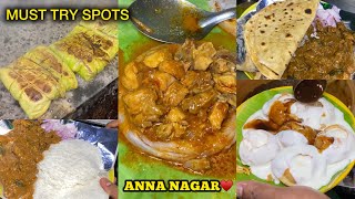 😍Top 5 Street Food in Anna Nagar  Part 1♥️  Nive’s Vlog [upl. by Clevie]