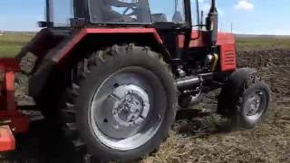 Tractor MTZ 820 cu scarificator pu tractor 80 hp OZDOKEN [upl. by Leak]