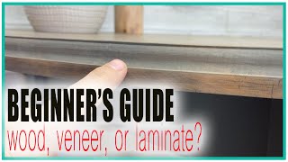 BEGINNERS GUIDE  Laminate Veneer or Wood  Furniture Flipping amp Refinishing [upl. by Reggi]