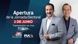 EN VIVO LaFuerzaDeTuVoto  Transmisión especial del inicio de las elecciones en México 2024 [upl. by Aglo173]