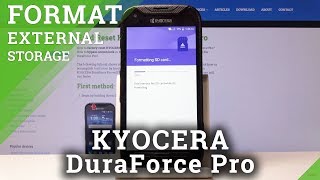 How to Format SD Card in KYOCERA DuraForce Pro  Format Memory Card [upl. by Palmira]