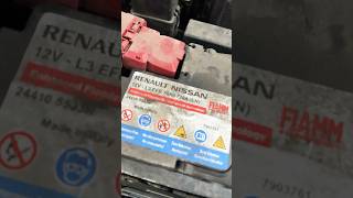 Nissan juke stop start battery replacement Mk1 f15 nissanclub carbattery jumpstart winter [upl. by Nodyroc466]