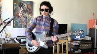 Kitmonsters Lilies on Mars  Lisa demos Danelectro amp Guitar Rig [upl. by Finkelstein]