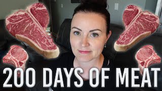 200 Day Carnivore Diet Results DEXA CGM Bloodwork Weight Loss amp Setbacks [upl. by Nomead]