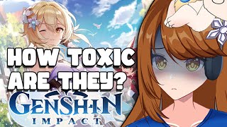 I Reacted to Genshins Toxic Community  ITS THAT BAD [upl. by Shellans342]