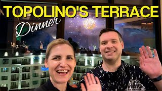 Topolinos Terrace Dinner Disney World Dining Review  Riviera Resort Signature Restaurant [upl. by Raybin]