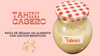 TAHINI casero  Receta fácil y NUTRITIVA😋 [upl. by Enael946]