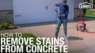 How to Remove Oil Stains from a Concrete Driveway [upl. by Johanna]