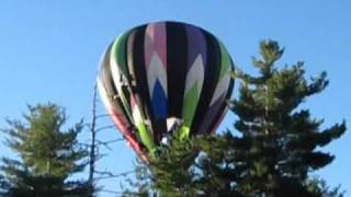 Hot Air Balloon Collides With Tree [upl. by Ilojna]