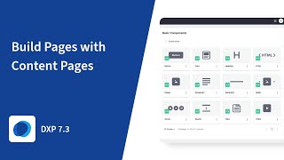 How to Build Pages with Content Pages in Liferay DXP 73 [upl. by Dragelin]