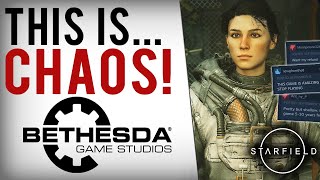 Starfield Drama Explodes Bethesda Defends Bugs Review Anger Boycott Over Pronouns [upl. by Ellerahc716]