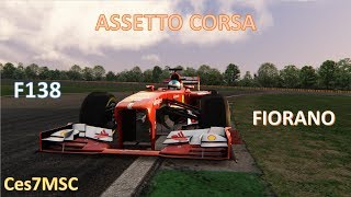 Assetto Corsa F1 2013  Ferrari F138  Fernando Alonso  Fiorano Hotlap  Download Link [upl. by Beach]