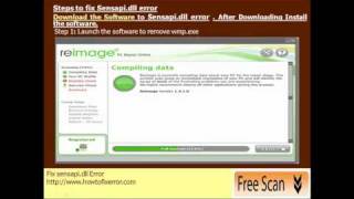 Guide to fix sensapidll Error [upl. by Riocard810]