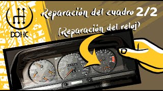 Mercedes 190e Reparación de reloj del cuadro Cap2 DOHC Stage [upl. by Durtschi]