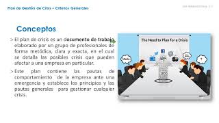 Webinar Preparando el Plan de Manejo de Crisis  NSF International [upl. by Lonier]