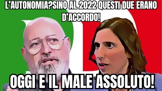 Pd quando Bonaccini e Schlein facevano il tifo per lAutonomiae oggi e diventato IL MALE ASSOLUTO [upl. by Rupert891]