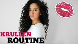 Krullen Routine 💞  2C 3A curls   By Alyssarxs [upl. by Nodal222]