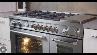 Bertazzoni Pro Range Cooktop Overview [upl. by Toblat208]