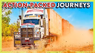 ActionPacked Trucking Journeys  ONE HOUR of Outback Truckers [upl. by Elocaj748]