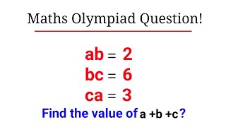 Maths Olympiad Question ab 2bc6ca3 A Nice Algebraic Expression  Very Nice Algebraic Equation [upl. by Ahsiuq]