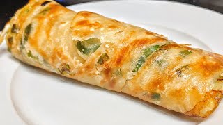 Extra Crispy Scallion Pancakes with Egg Recipe amp How to Store Them  酥脆鸡蛋葱油饼（手抓饼）内附保鲜方式 [upl. by Amekahs]