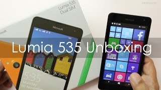 Microsoft Lumia 535 Windows Phone Unboxing amp Hands On Overview [upl. by Lusar482]