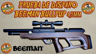 PRUEBA DE DISPARO BULLPUP BEEMAN 45mm A 20 METROS [upl. by Agnese]