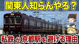 意外！なぜ、私鉄が京都駅を避けるのか？【京都総集編】 [upl. by Nylak25]