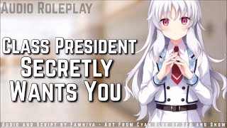 F4M Tsundere Class President Secretly Wants You ASMR RP [upl. by Ennoryt]