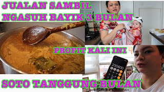 MASAK UNTUK TETANGGA  JUAL SOTO BUMBU REMPAH 6 PORSI 500RIBU RUPIAH TANPA AYAM DAN DAGING [upl. by Eniawed]