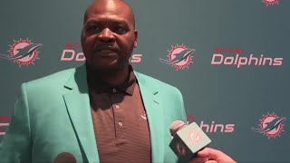 Tim Bowens inducted into Miami Dolphins Ring of Honor [upl. by Duile]