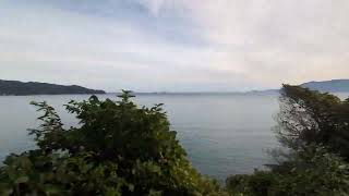 The view of the sea from the Kyoto Prefecture Miyamai Line [upl. by Noterb]