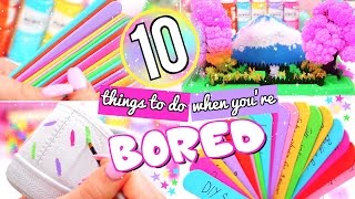 10 FUN THINGS TO DO WHEN YOURE BORED WHAT TO DO WHEN BORED [upl. by Ary837]