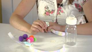 How to Decorate a Baby Bottle  Crafts for Kids [upl. by Arva]