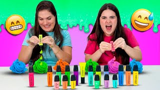 SLIME COM 3 CORES DE STABILO [upl. by Marin580]