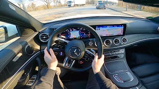 2023 MercedesBenz E 53 AMG  pov test drive mercedesamg amg e53amg testdrive mercedes [upl. by Ballman209]