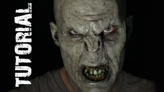 Orc Foam Latex Self Application Tutorial Creature Makeup 1 HD [upl. by Noirred]