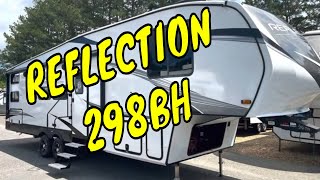 NEW 2023 GRAND DESIGN REFLECTION 150 SERIES 298BH 5th Wheel Dodd RV Bunk Beds Walkthrough Solar [upl. by Wootten]