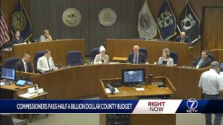 Commissioners pass half a billion dollar county budget [upl. by Eniawed]