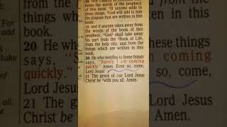 Revelation 2220 quotSurely I Am Coming Quicklyquot The last Words of JESUS recorded in the Bible [upl. by Eirrehs]