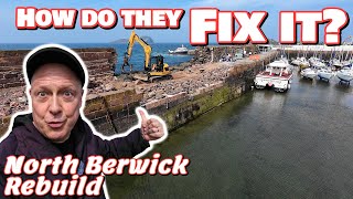 FIXING Natures FURY  How theyre repairing North Berwick Harbour [upl. by Thibault]