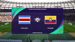 Modo carrera jugador liga Promerica Costa Rica Vs Ecuador [upl. by Oeramed]