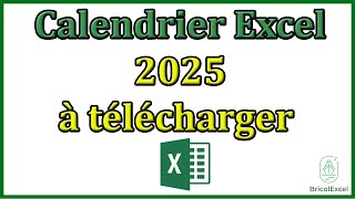 Calendrier 2025 excel à télécharger calendrier 2025 à imprimer [upl. by Armitage617]