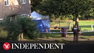 Police at scene after four people found dead in Derbyshire house [upl. by Cressi]