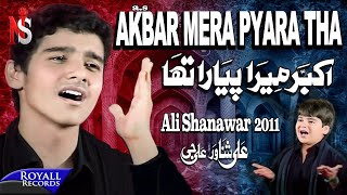 Ali Shanawar  Akbar Mera Pyara Tha  2011 [upl. by Nitsir809]