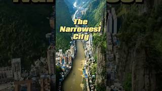 The world’s narrowest city Yanjin China chinalandscapes wonder city citytour travelvlog [upl. by Hteb492]